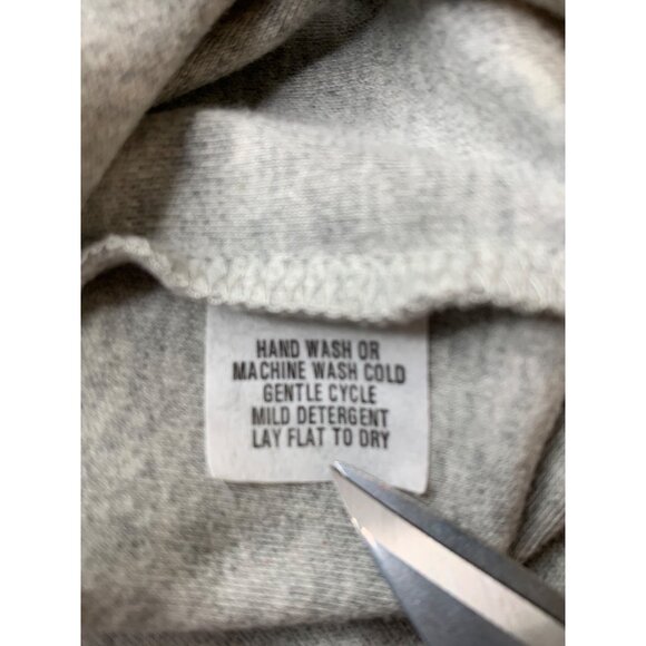 Joan Vass Gray 3/4 Sleeve Cotton Pullover Shirt Dress W/ Pockets MP 9028 EUC - Picture 7 of 7